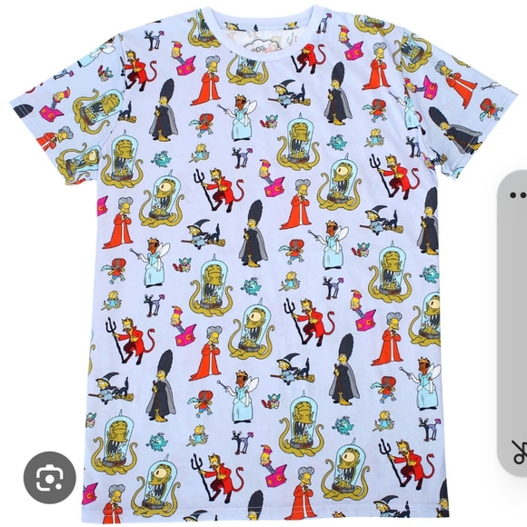 Cakeworthy Simpsons treehouse of horror character t-shirt in XL - Picture 6 of 6